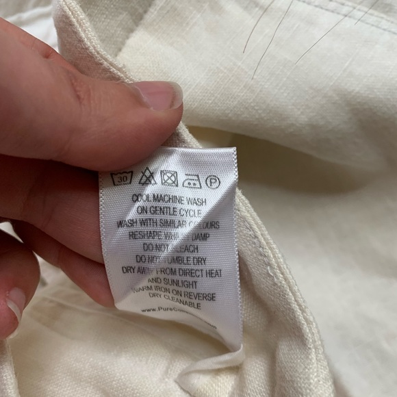 Pure Collection linen trouser pants - Picture 4 of 8